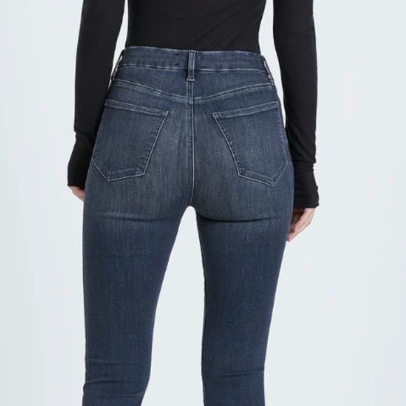 7 For All Mankind No Filter Ultra High Rise Skinny Bootcut Edelweiss (Gray) 30 - Picture 2 of 4